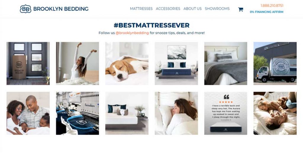 brooklyn bedding homepage