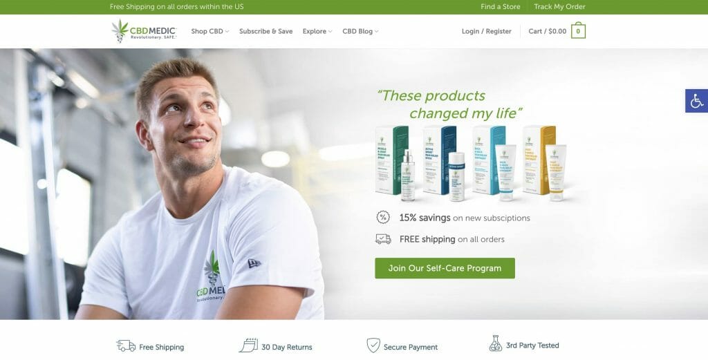 CBD Medic homepage