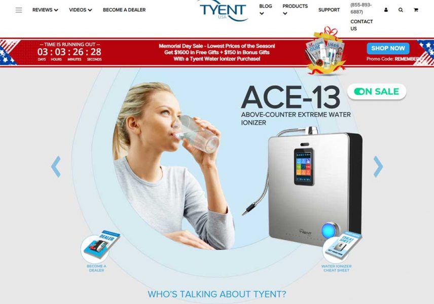 Tyent homepage